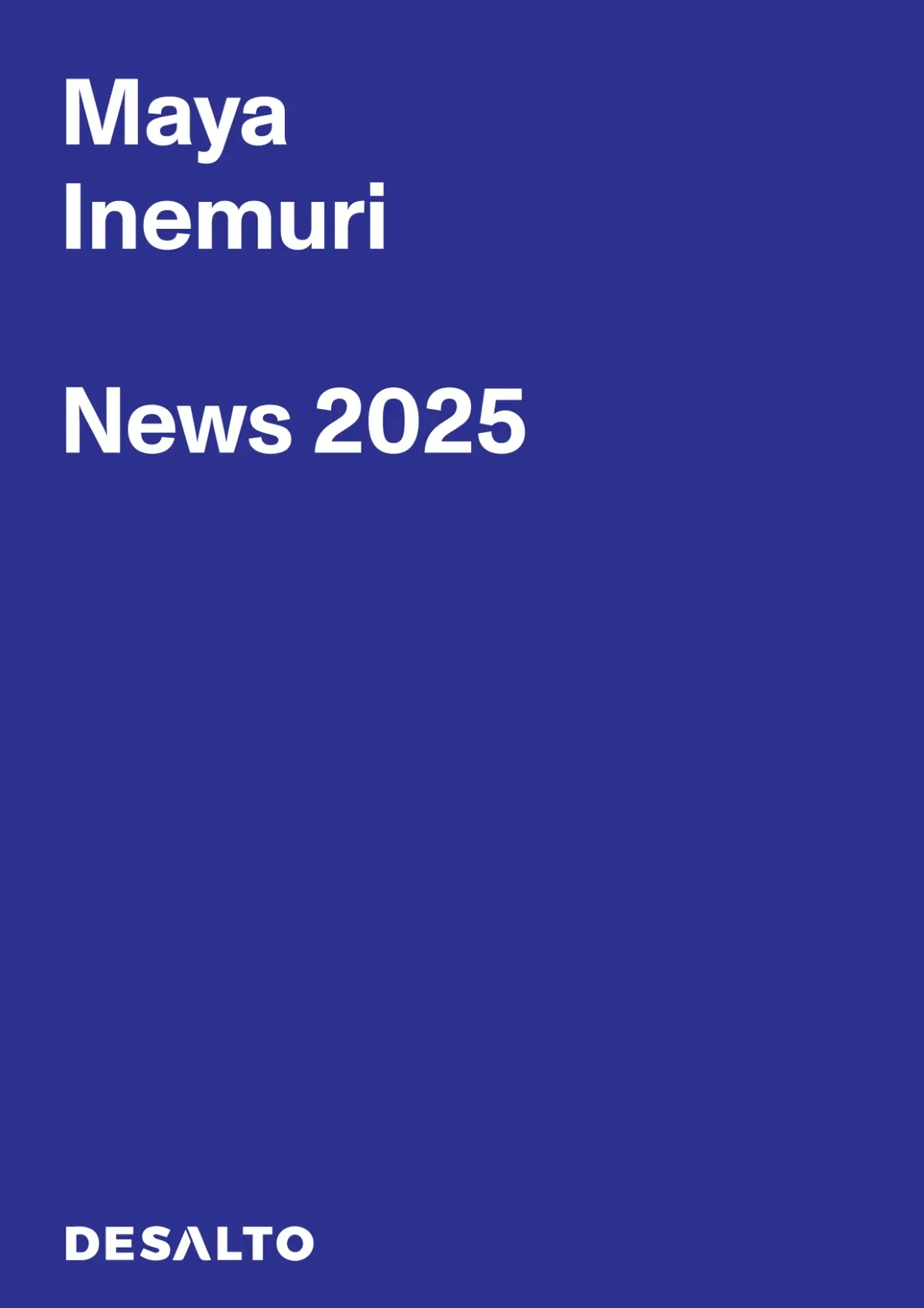Maya & Inemuri catalogue, page 1