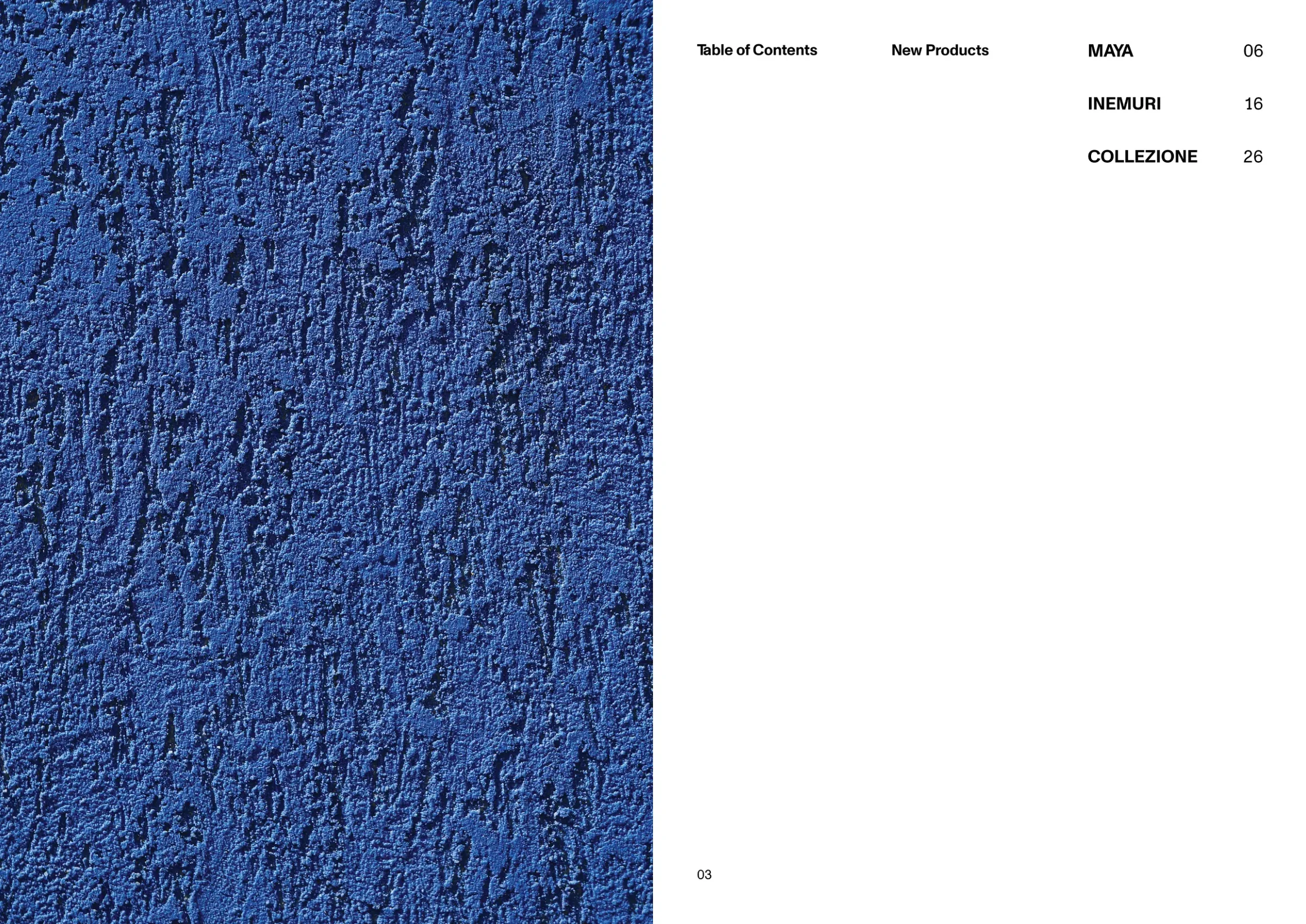 Maya & Inemuri catalogue, page 3